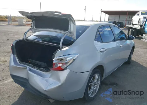 2014 Toyota Corolla Le z USA, uszkodzony, nr VIN 5YFBURHE0EP078227